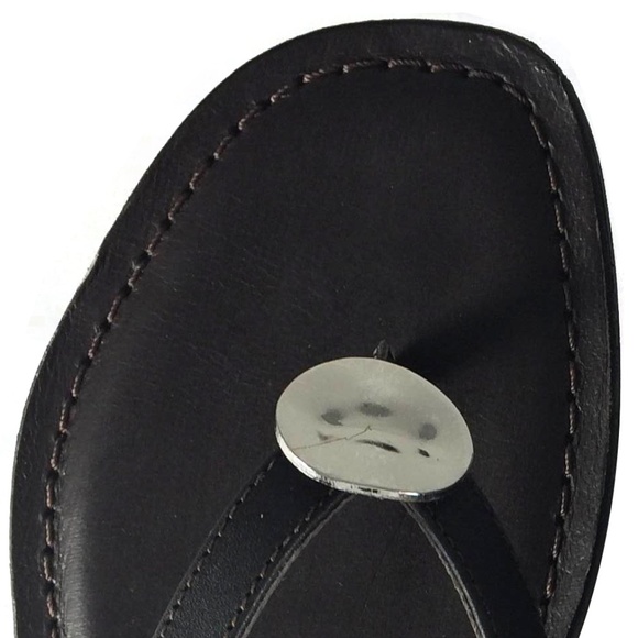 J Jill Leather Flip Flop Brown Size 6 - Picture 3 of 9